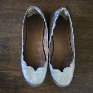 UGG Silver Flats Size 7